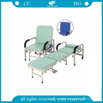 AG-AC001 Marco de acero superventas usado hospital acompaña silla